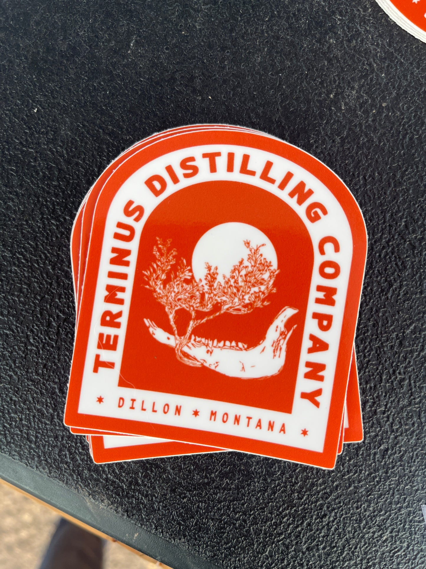 Terminus SMALL Arch Logo Sticker