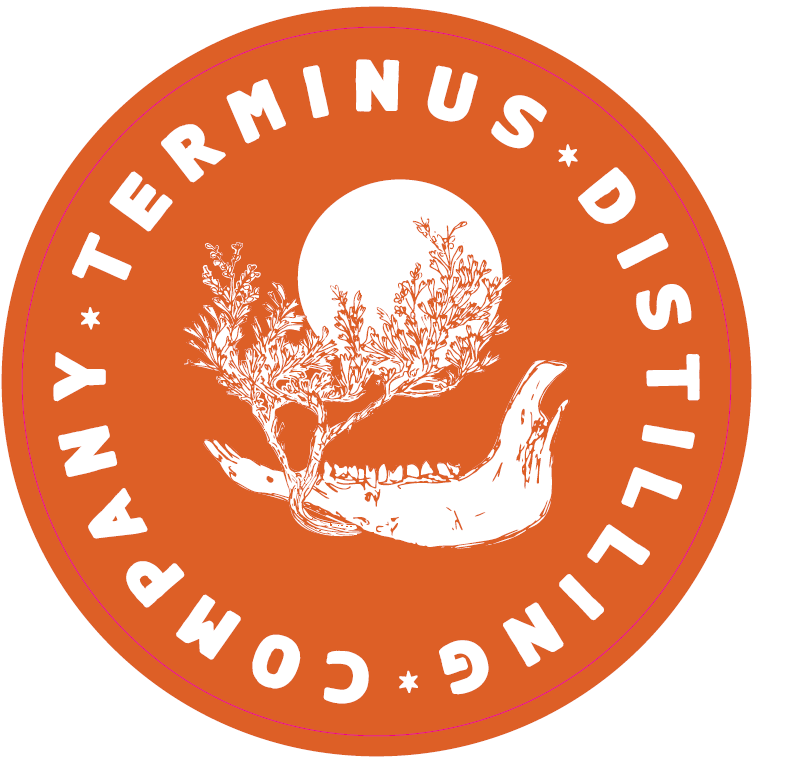 Terminus Round Logo Sticker